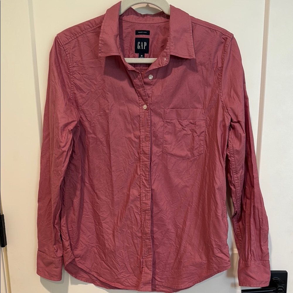 Gap Perfect Shirt Button Down- Women’s Med